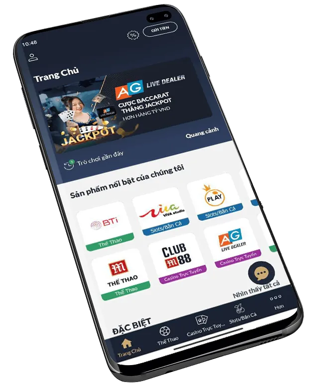 Giao diện ứng dụng Bet66 thân thiện với người dùng